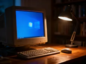 Nowoczesny wzmacniacz sygnału Wi-Fi wpięty do gniazdka elektrycznego w przytulnym salonie.