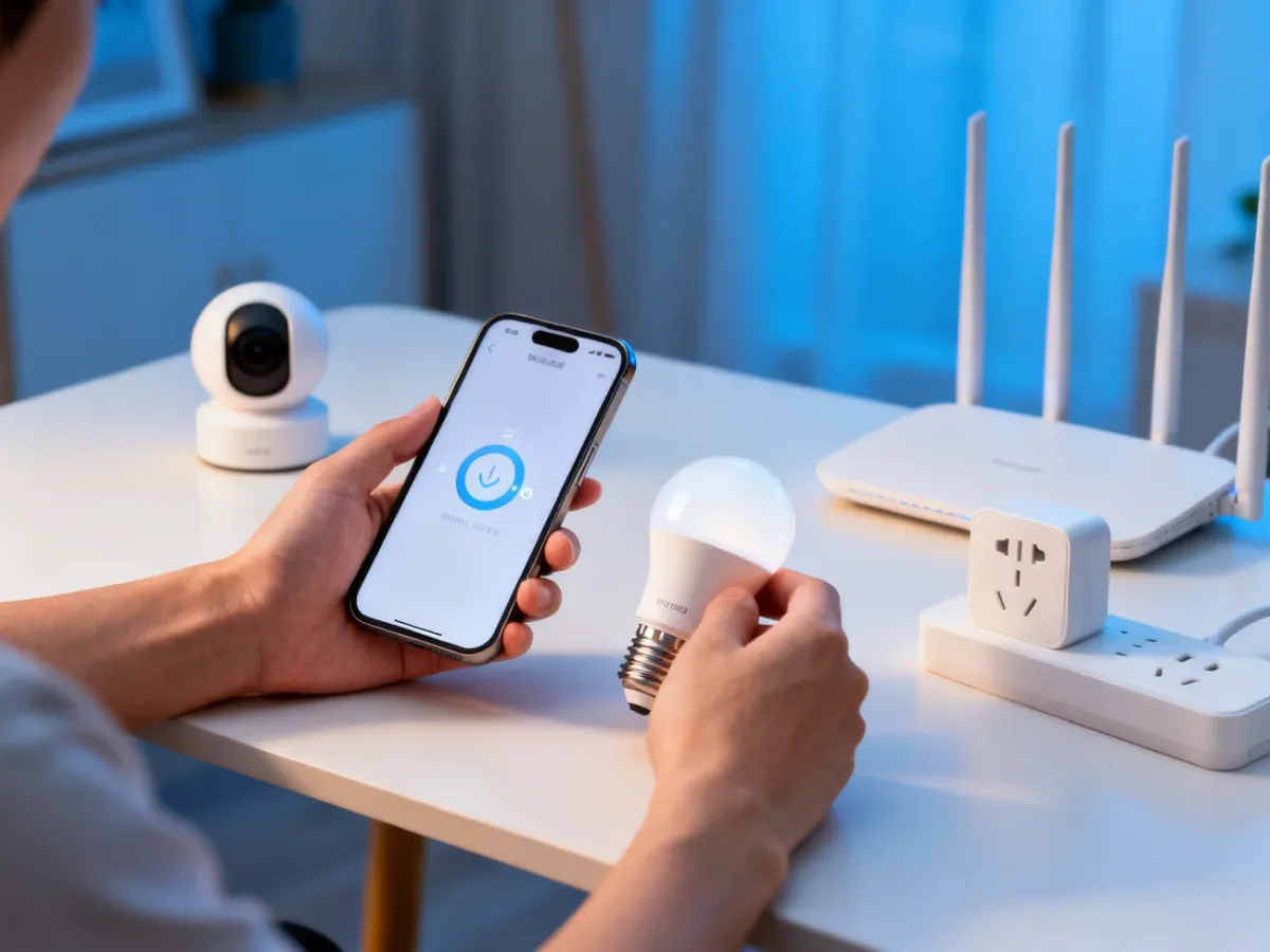 Parowanie pierwszego urządzenia smart home za pomocą telefonu