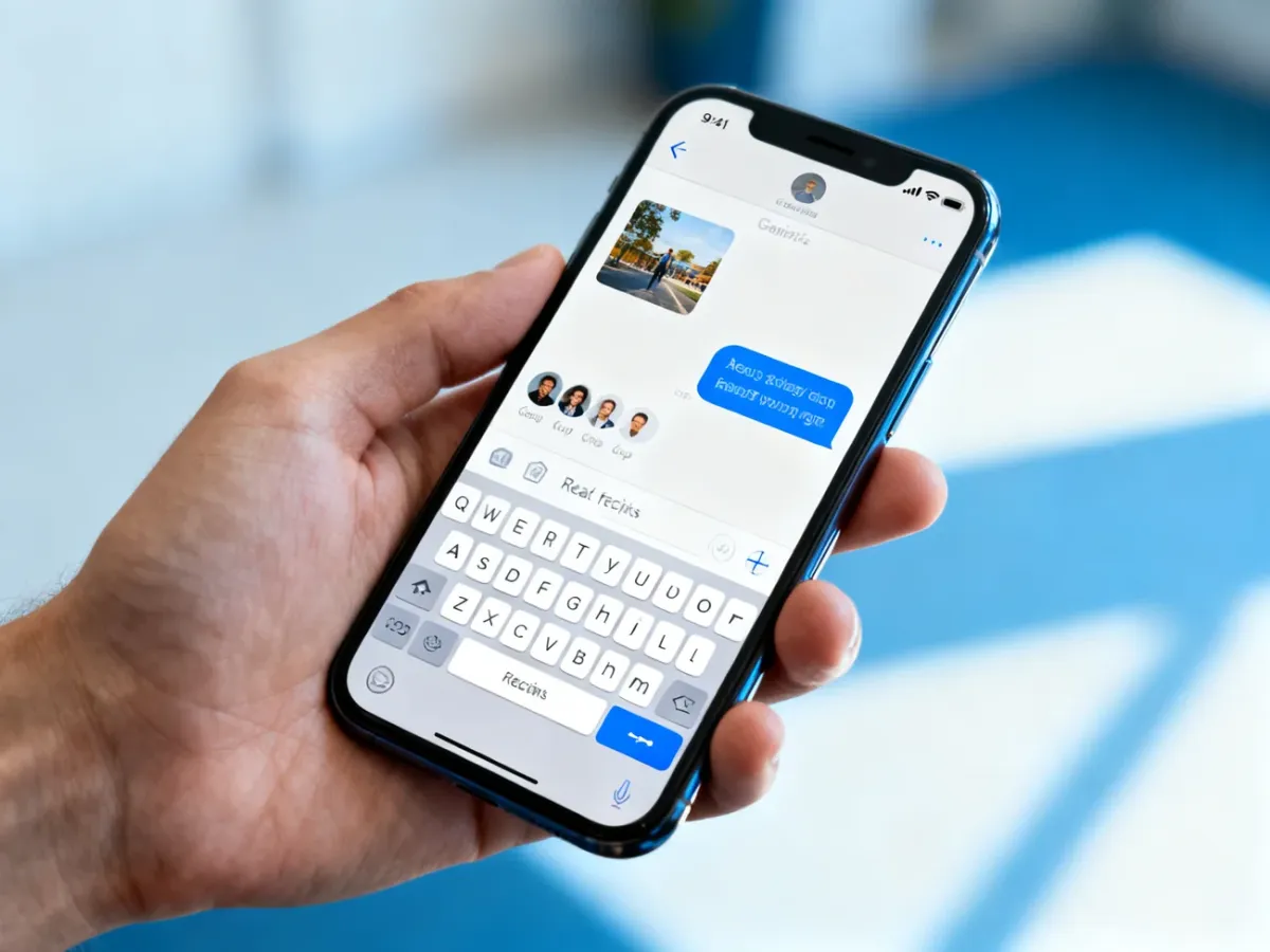 Smartfon z nowoczesnym czatem RCS i funkcjami multimedialnych wiadomości