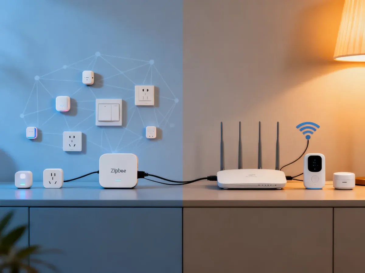 Porównanie sieci Zigbee z urządzeniami Wi-Fi w inteligentnym domu