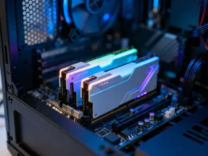 Nowoczesny smartfon z hologramem tarczy symbolizującym cyfrowe bezpieczeństwo i ochronę danych przed kradzieżą.