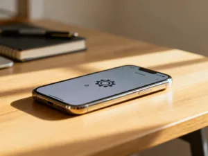 Smartfon z otwartą aplikacją Google Maps pokazujący wyznaczoną trasę i pomiar odległości na ekranie.