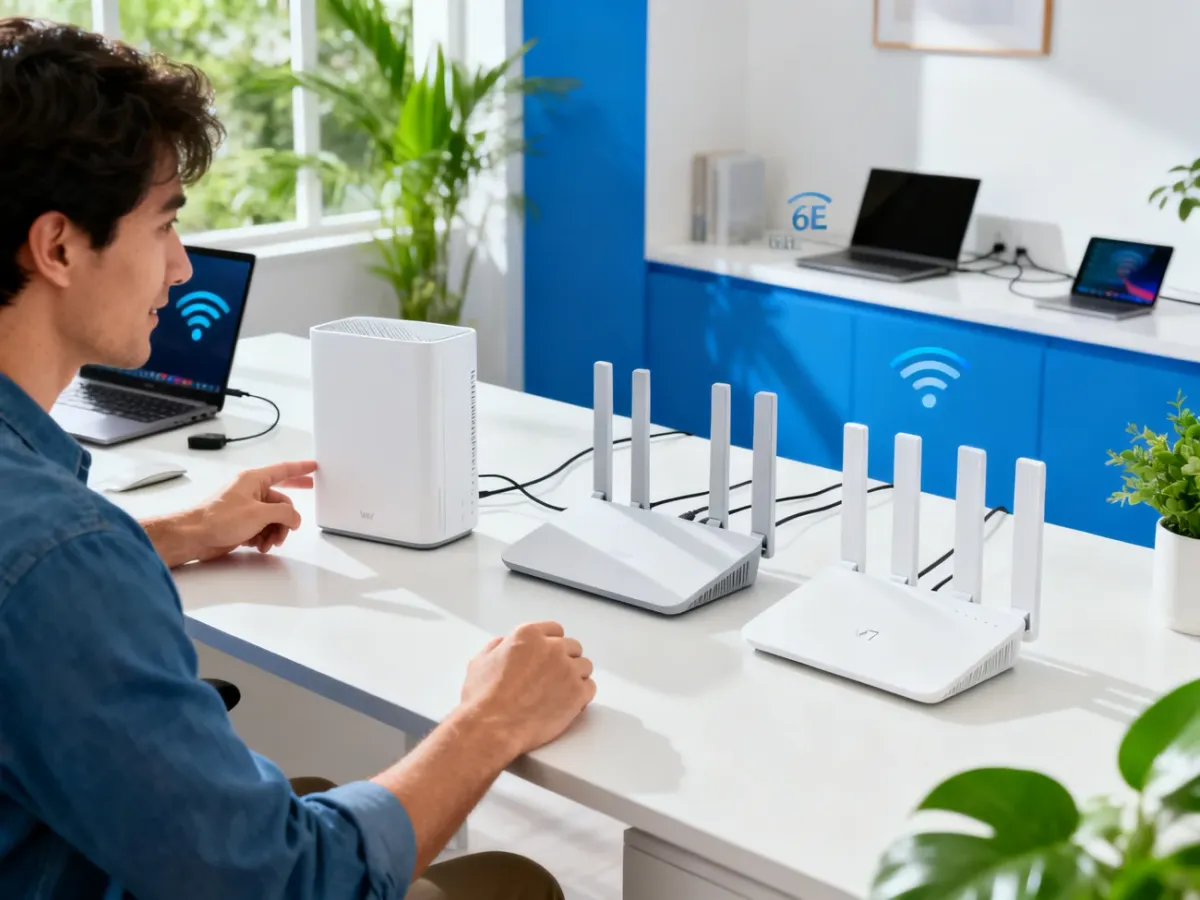 Porównanie trzech routerów Wi-Fi w nowoczesnym domu