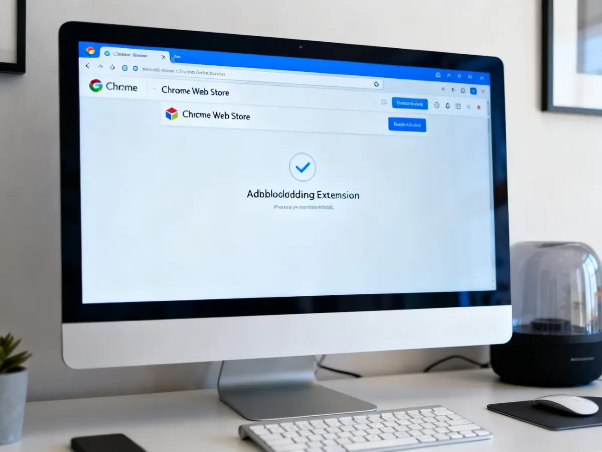 Instalacja rozszerzenia Adblock w Chrome Web Store