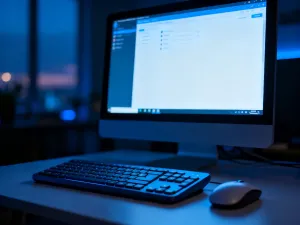 Interfejs aplikacji Threads na ekranie smartfona z ikonami sieci społecznościowej i dymkami rozmów.