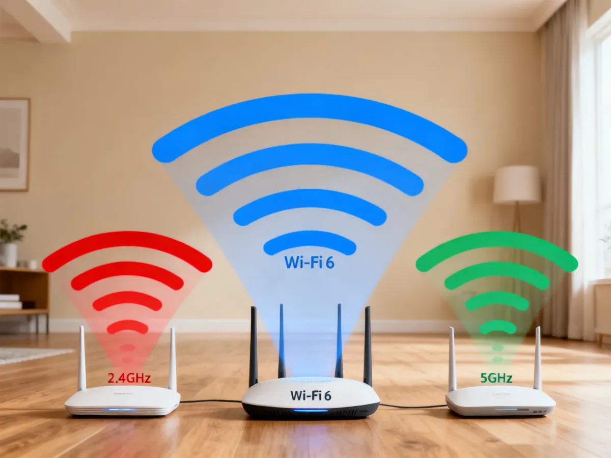 Porównanie generacji Wi-Fi i pasm bezprzewodowej sieci